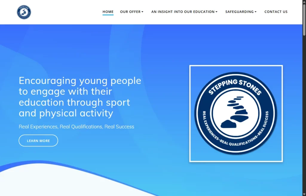 Stepping Stones AP homepage preview